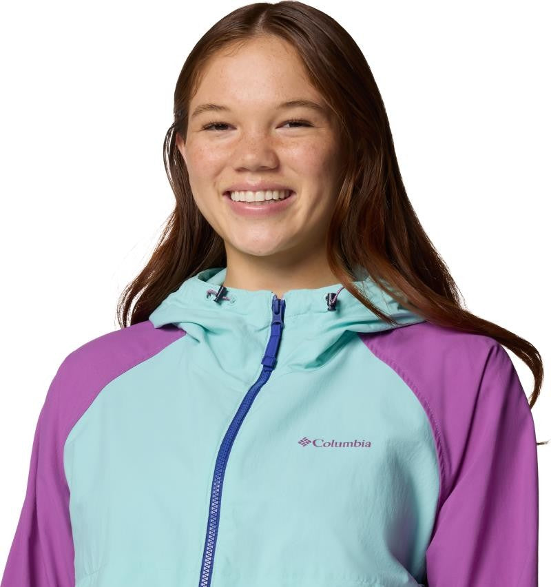 Spire Valley Windbreaker - Womens - clematis blue / spray / razzle 1