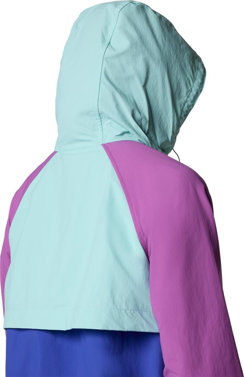 Spire Valley Windbreaker - Womens - clematis blue / spray / razzle 1