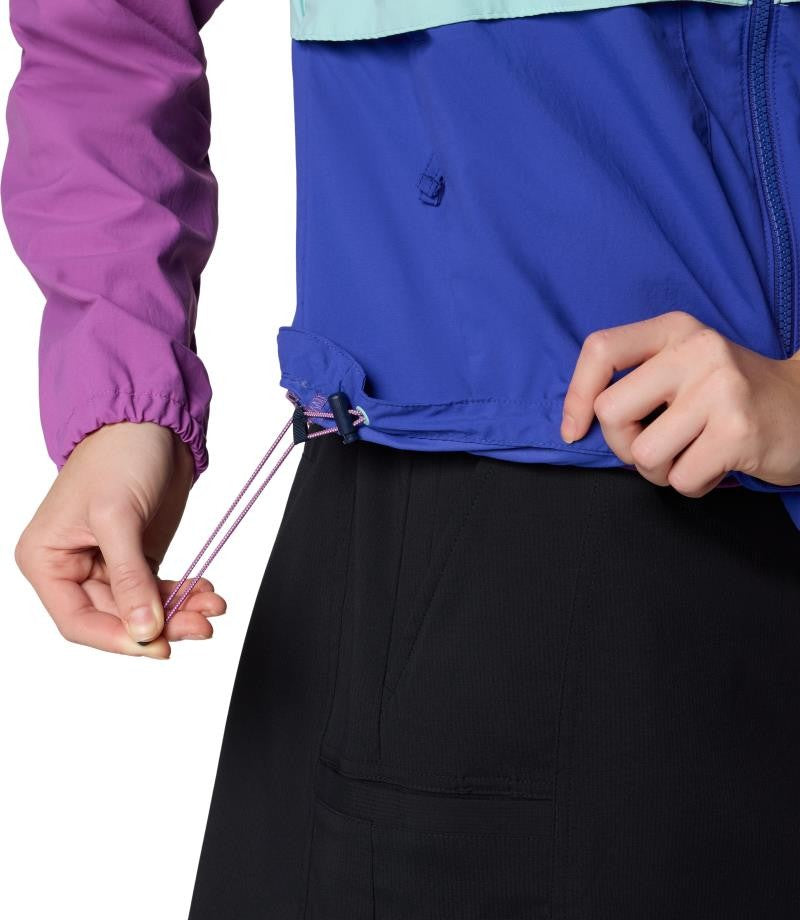 Spire Valley Windbreaker - Womens - clematis blue / spray / razzle 1