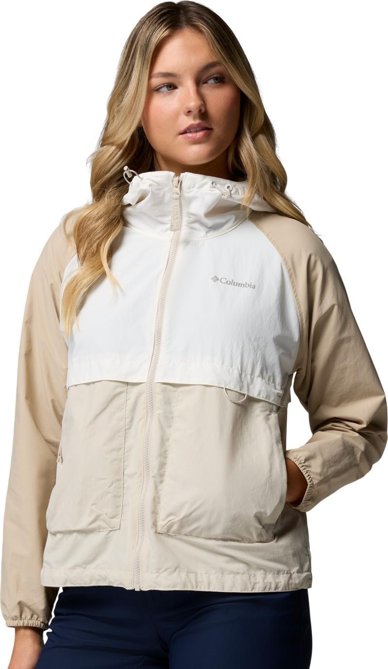 Spire Valley Windbreaker - Womens - dark stone / sea salt / ancient fossil 1
