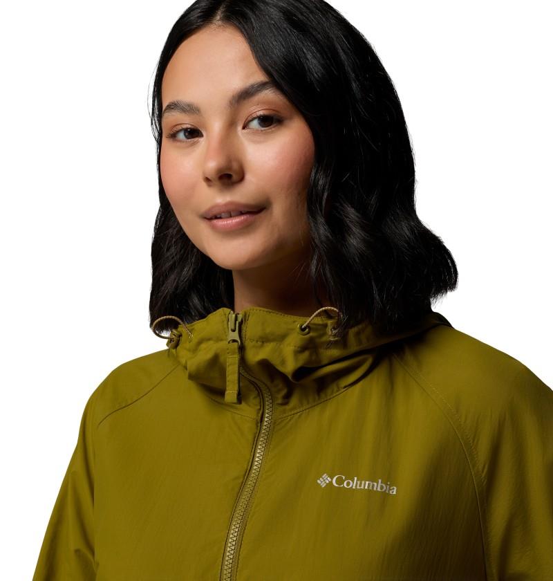 Spire Valley Windbreaker - Womens - mossy green 1