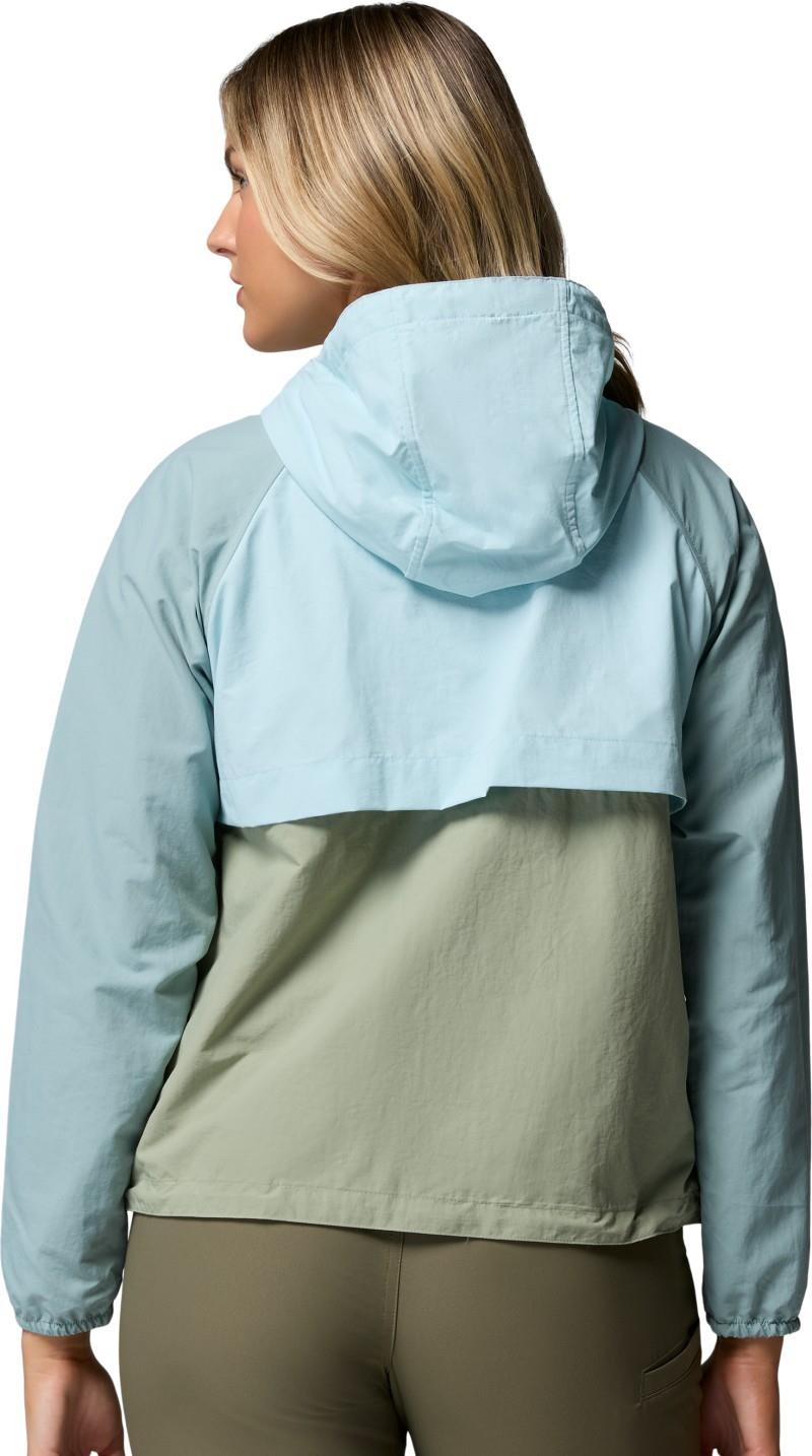 Spire Valley Windbreaker - Womens - safari / marine light / crushed blue 1