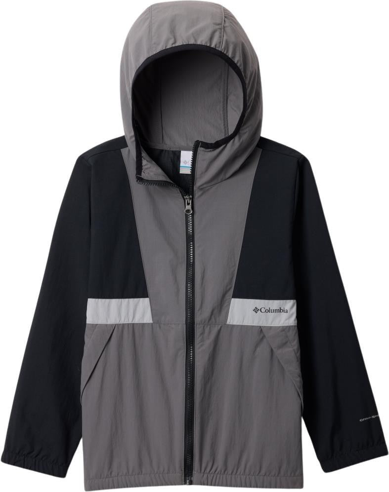 Spire Valley Windbreaker - Youth Boys - black / city grey / columbia grey 1