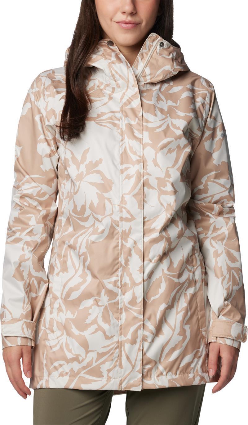 Splash A Little III Printed Jacket - Womens - Canoe Leafall Print 1