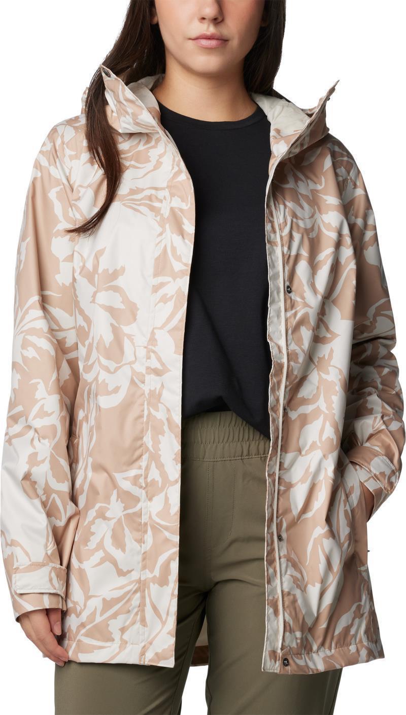 Splash A Little III Printed Jacket - Womens - Canoe Leafall Print 4
