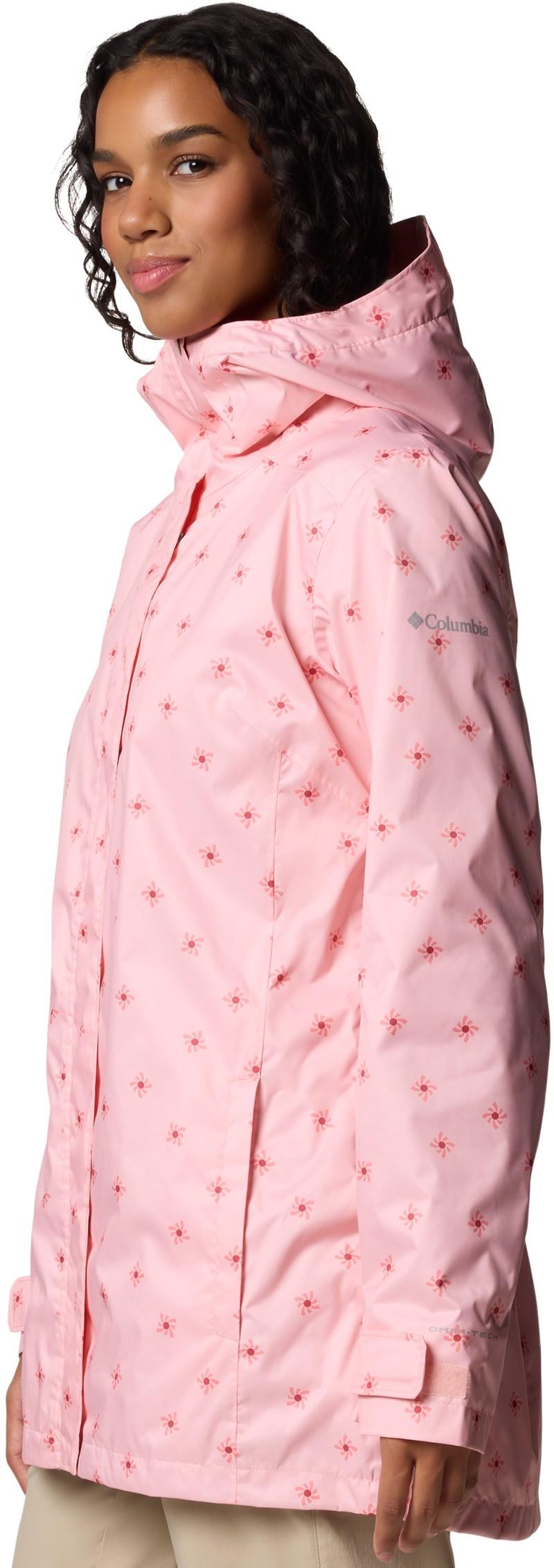 Splash A Little III Printed Jacket - Womens - pink sand sundot print 1