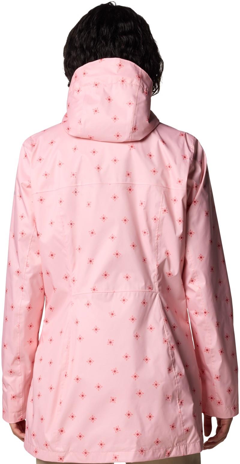 Splash A Little III Printed Jacket - Womens - pink sand sundot print 1