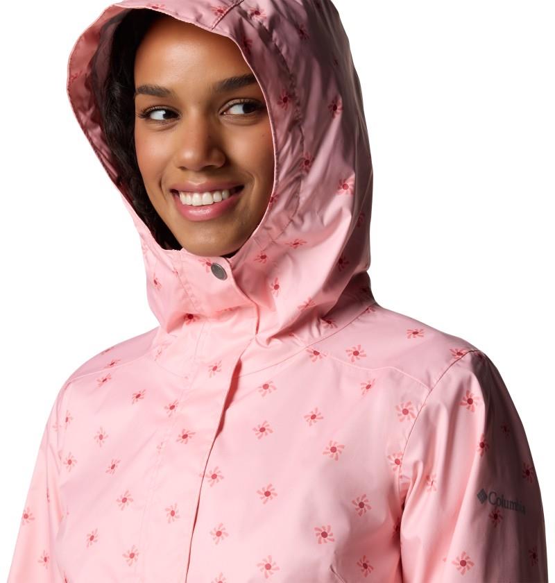 Splash A Little III Printed Jacket - Womens - pink sand sundot print 1