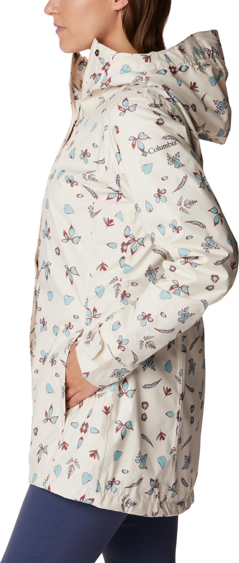 Splash A Little II Jacket - Womens - Chalk Cyanofrond Print 3