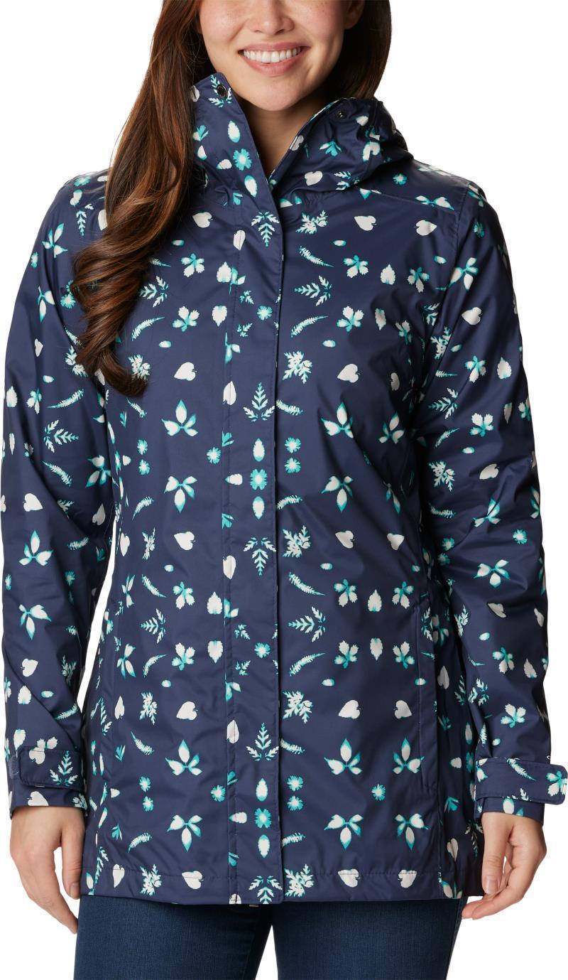 Splash A Little II Jacket - Womens - Nocturnal Cyanofrond Print 1