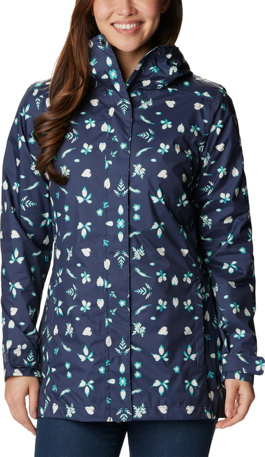 Splash A Little II Jacket - Womens - Nocturnal Cyanofrond Print 1