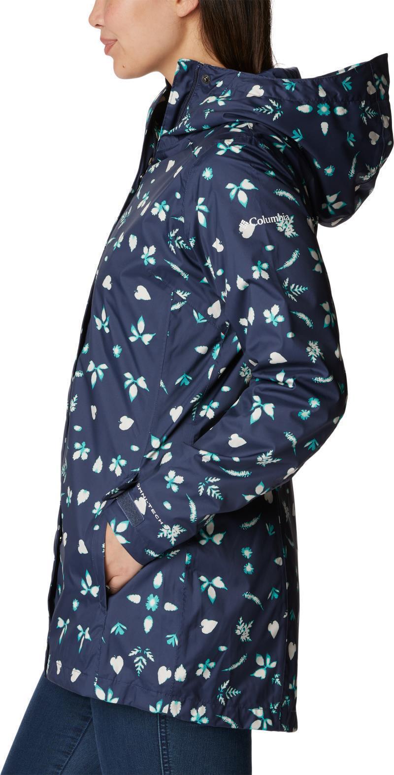 Splash A Little II Jacket - Womens - Nocturnal Cyanofrond Print 4