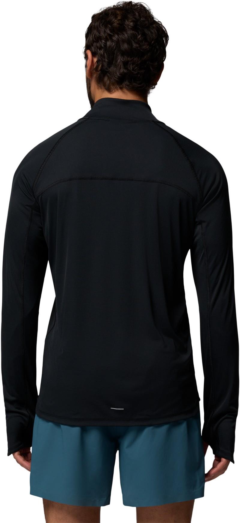 Stealth Spring LS Half-Zip Tee - Mens - black 1