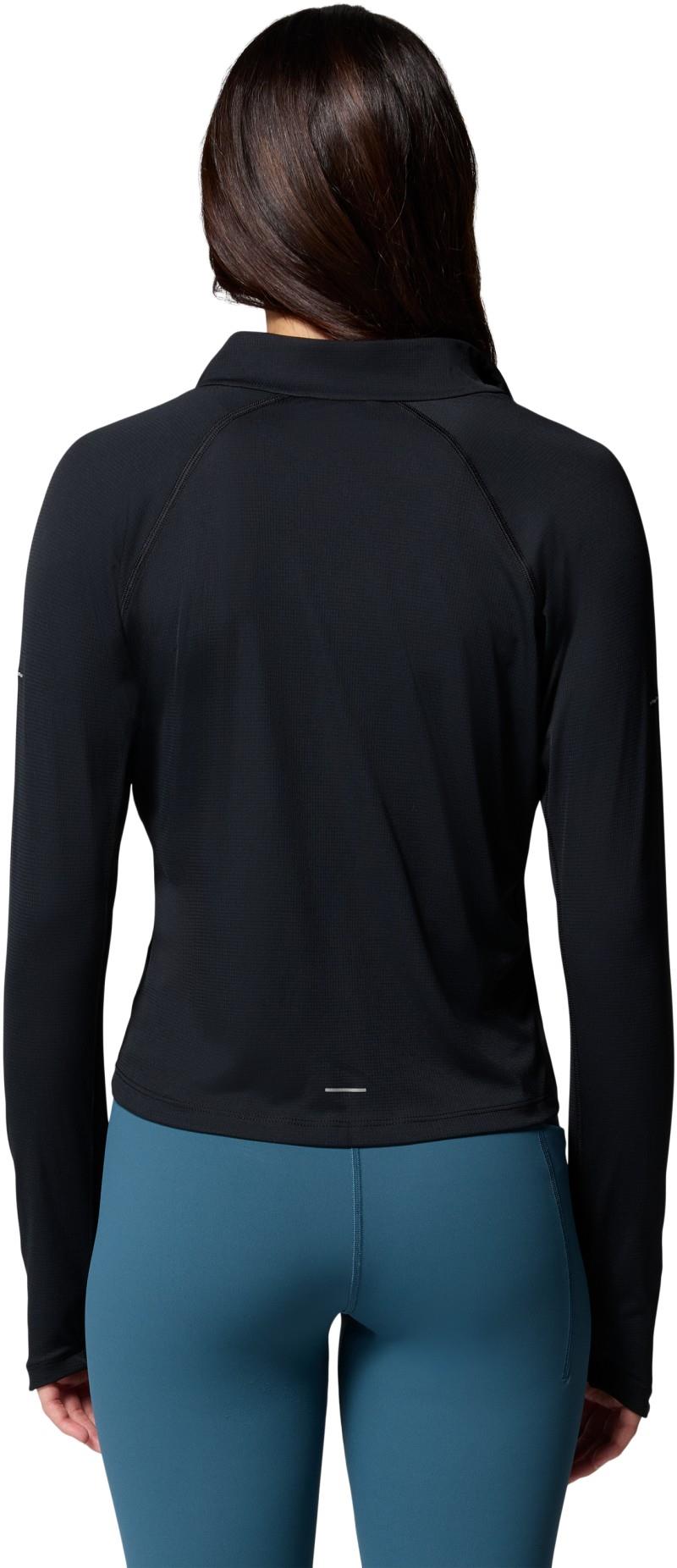 Stealth Spring LS Half-Zip Tee - Womens - black 1