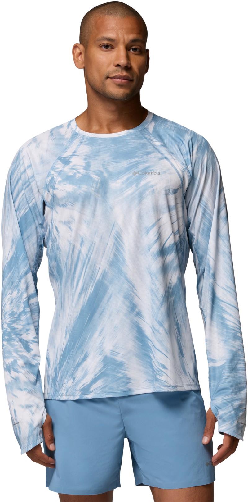 Stealth Springs Printed LS Shirt - Mens - rainy day / treerun 1