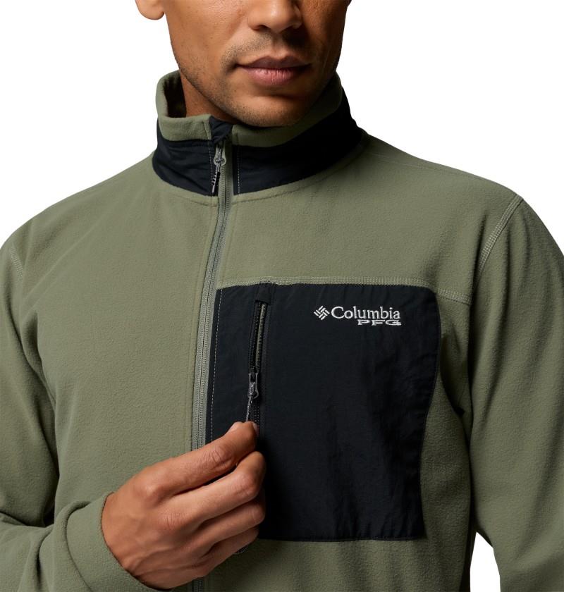 Stealthtide Full-Zip Fleece - Mens - cypress / black 1