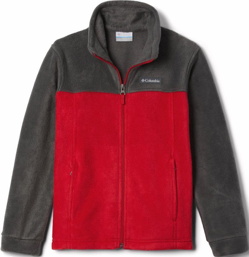 Steens MT II Fleece - Youth Boys - Shark / Mountain Red 1