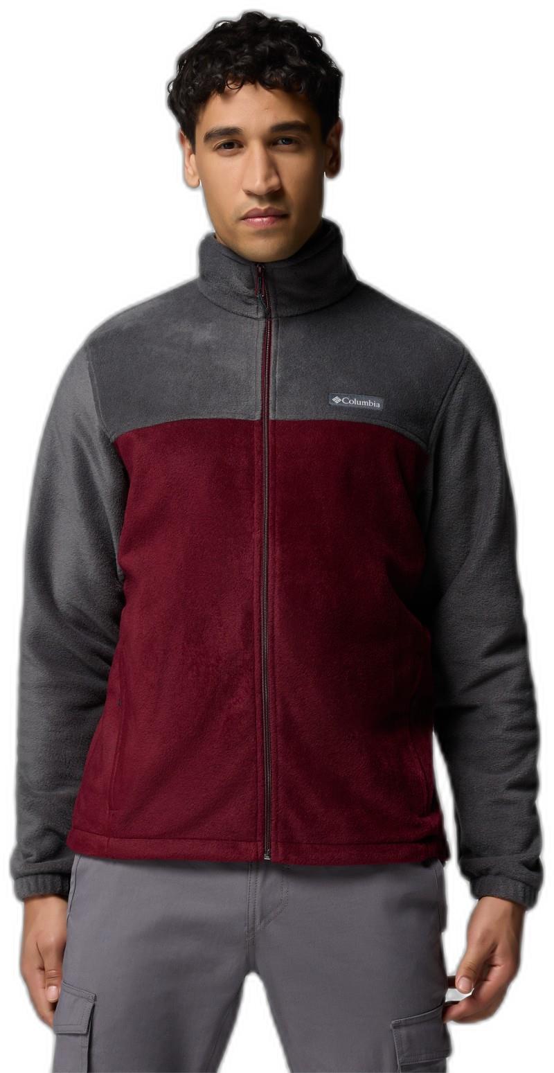 Steens Mountain Full-Zip 2.0, Tall - Mens - shark / rich wine 1