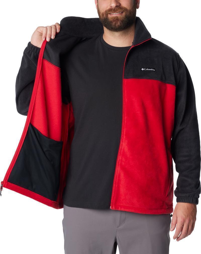 Steens Mountain Full Zip 2.0, Extended - Mens - Black / Mountain Red 4