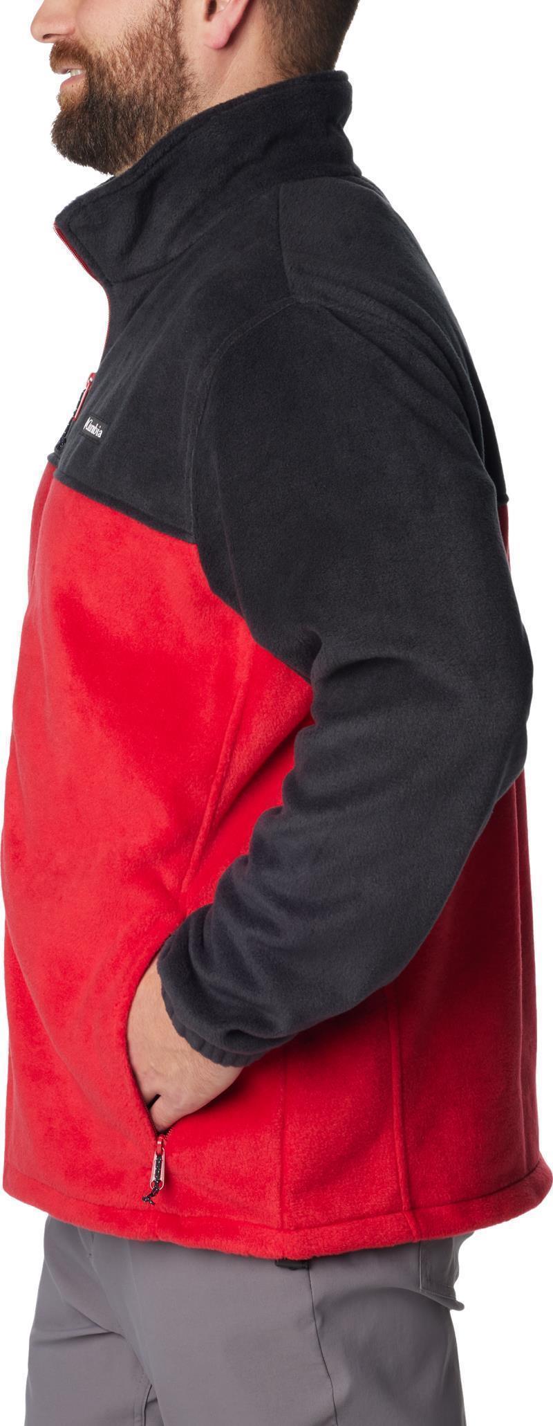 Steens Mountain Full Zip 2.0, Extended - Mens - Black / Mountain Red 5