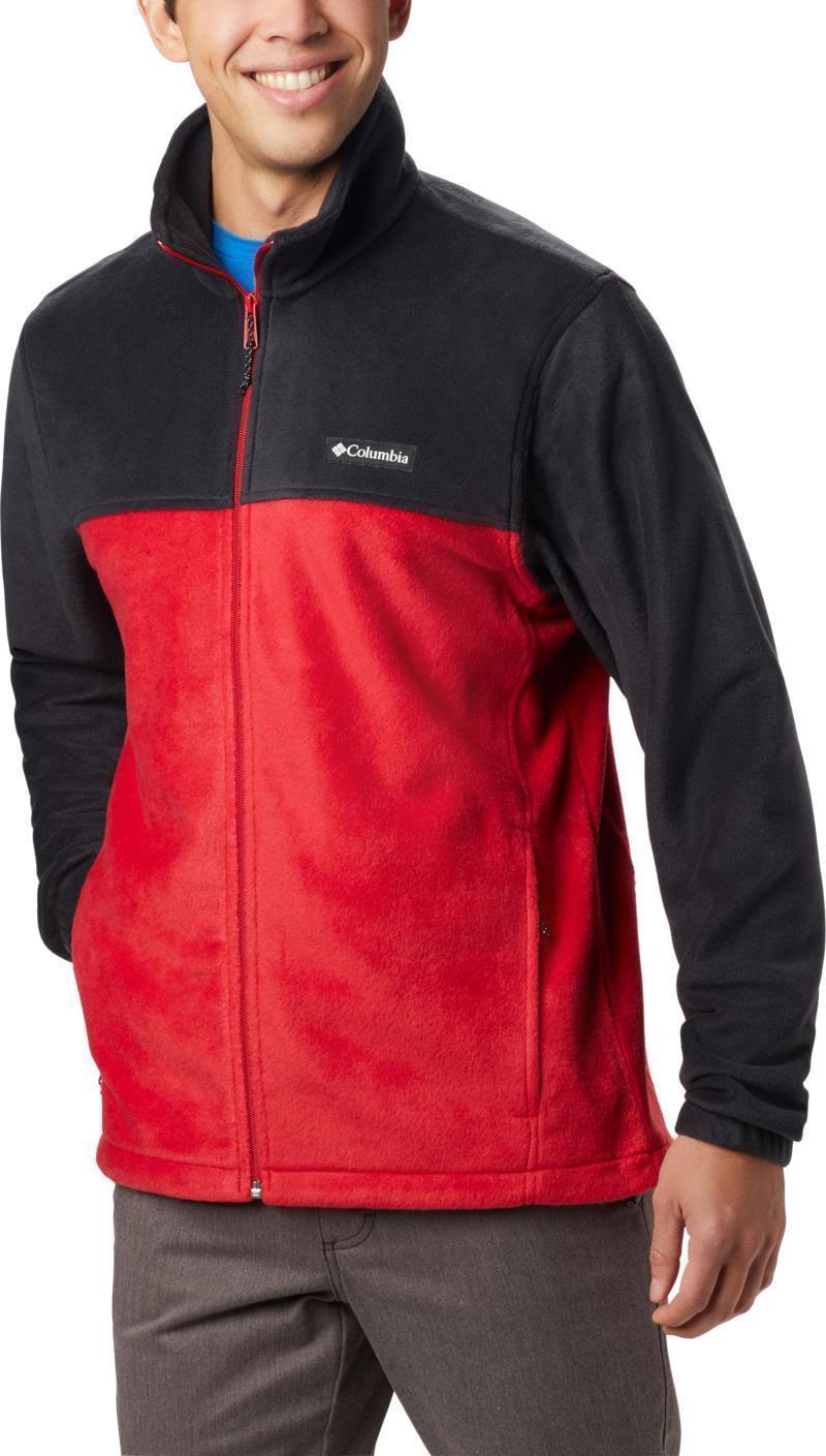 Steens Mountain Full Zip 2.0, Tall - Mens - Black / Mountain Red 1