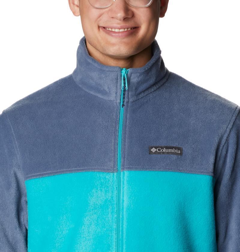 Steens Mountain Full Zip 2.0 - Mens - Dark Mountain / Bright Aqua 6