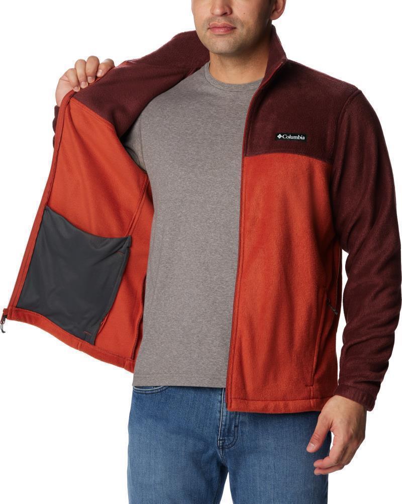 Steens Mountain Full Zip 2.0 - Mens - Elderberry / Warp Red 5