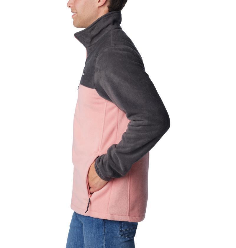 Steens Mountain Full Zip 2.0 - Mens - Shark / Pink Agave 3