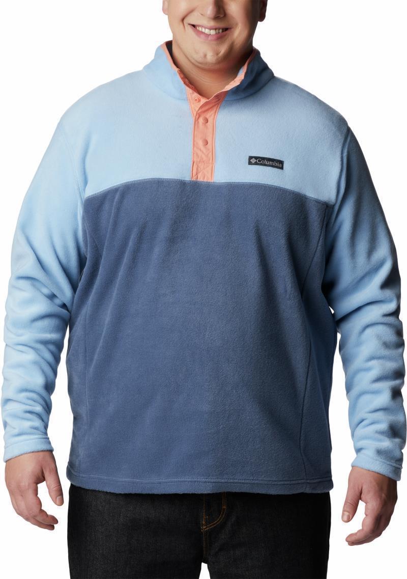 Steens Mountain Half Snap, Extended - Mens - Jet Stream / Dark Mountain / Summer Peach 1