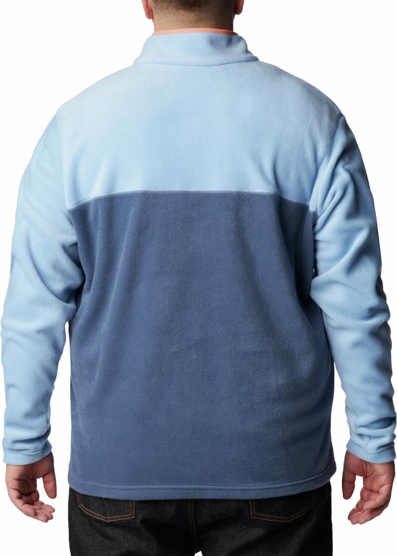Steens Mountain Half Snap, Extended - Mens - Jet Stream / Dark Mountain / Summer Peach 2