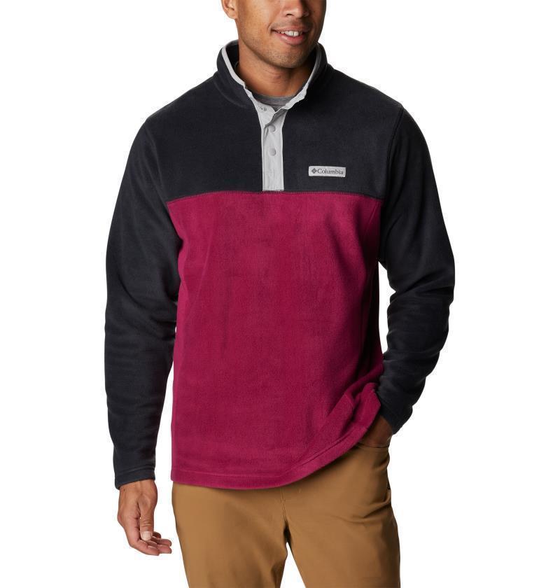 Steens Mountain Half Snap, Extended - Mens - Red Onion / Black / Columbia Grey 1