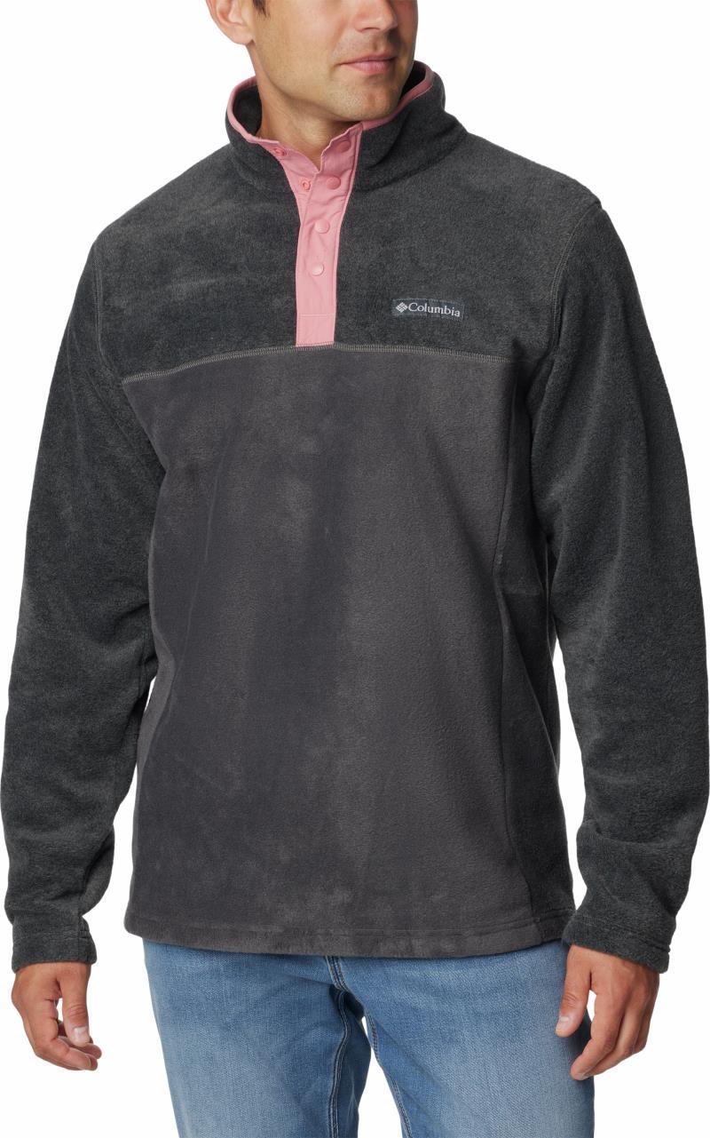 Steens Mountain Half Snap, Extended - Mens - Shark / Charcoal Heather / Pink Agave 1
