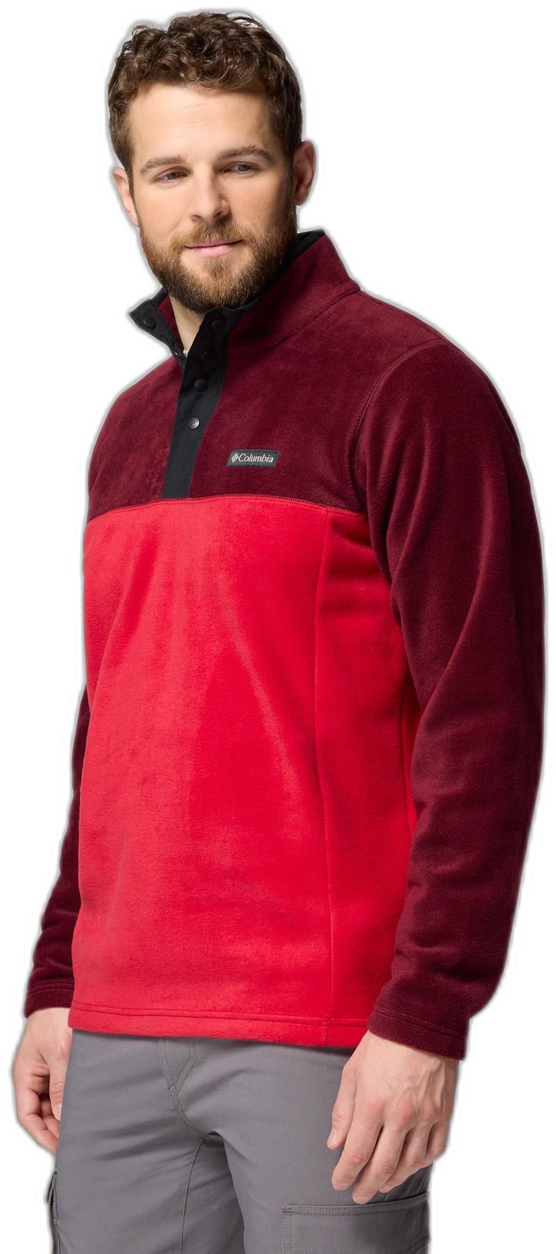 Steens Mountain Half Snap II, Tall - Mens - mountain red / rich wine / black 1