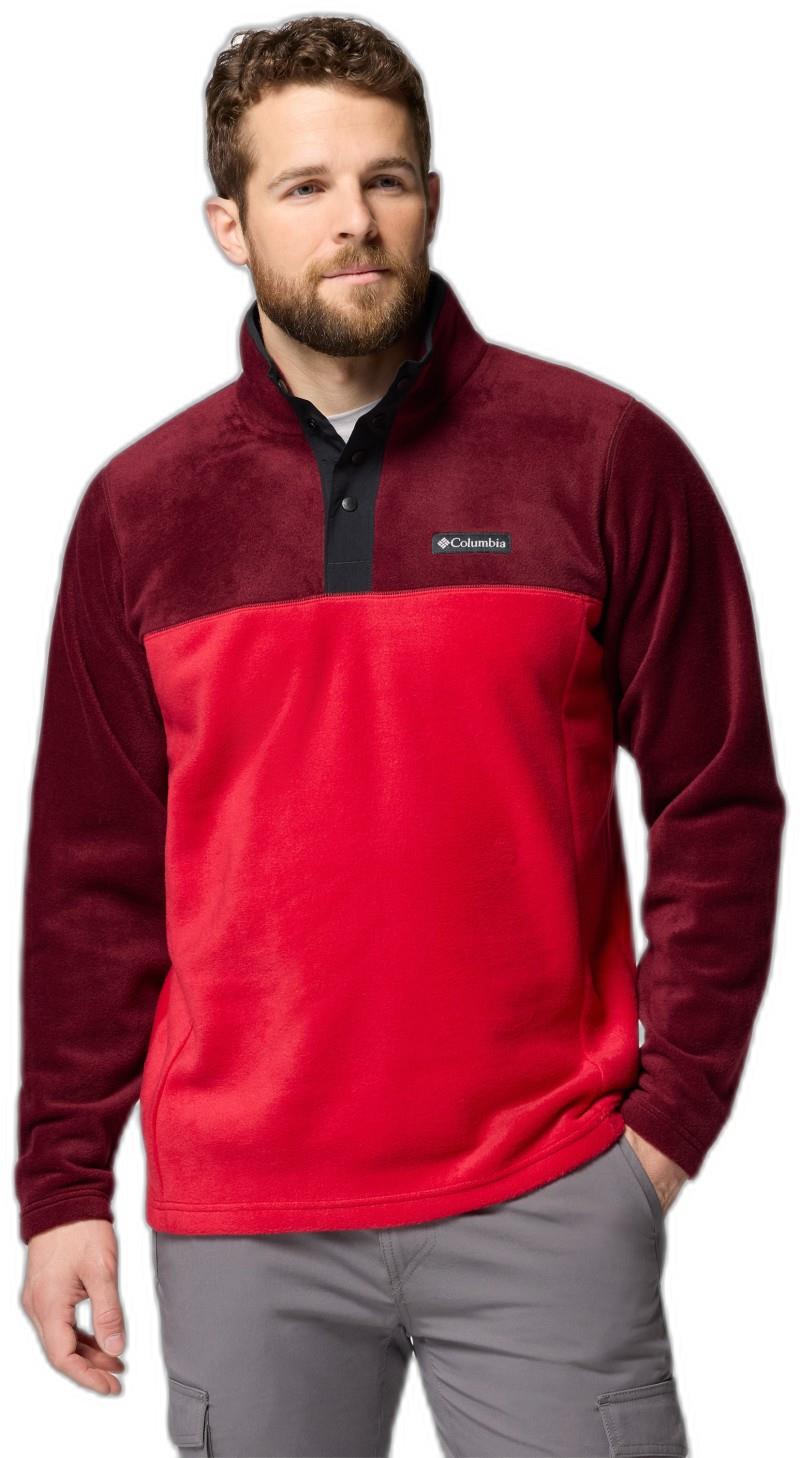 Steens Mountain Half Snap II - Mens - mountain red / rich wine / black 1