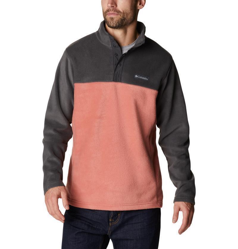 Steens Mountain Half Snap, Tall - Mens - Dark Coral / Shark 1