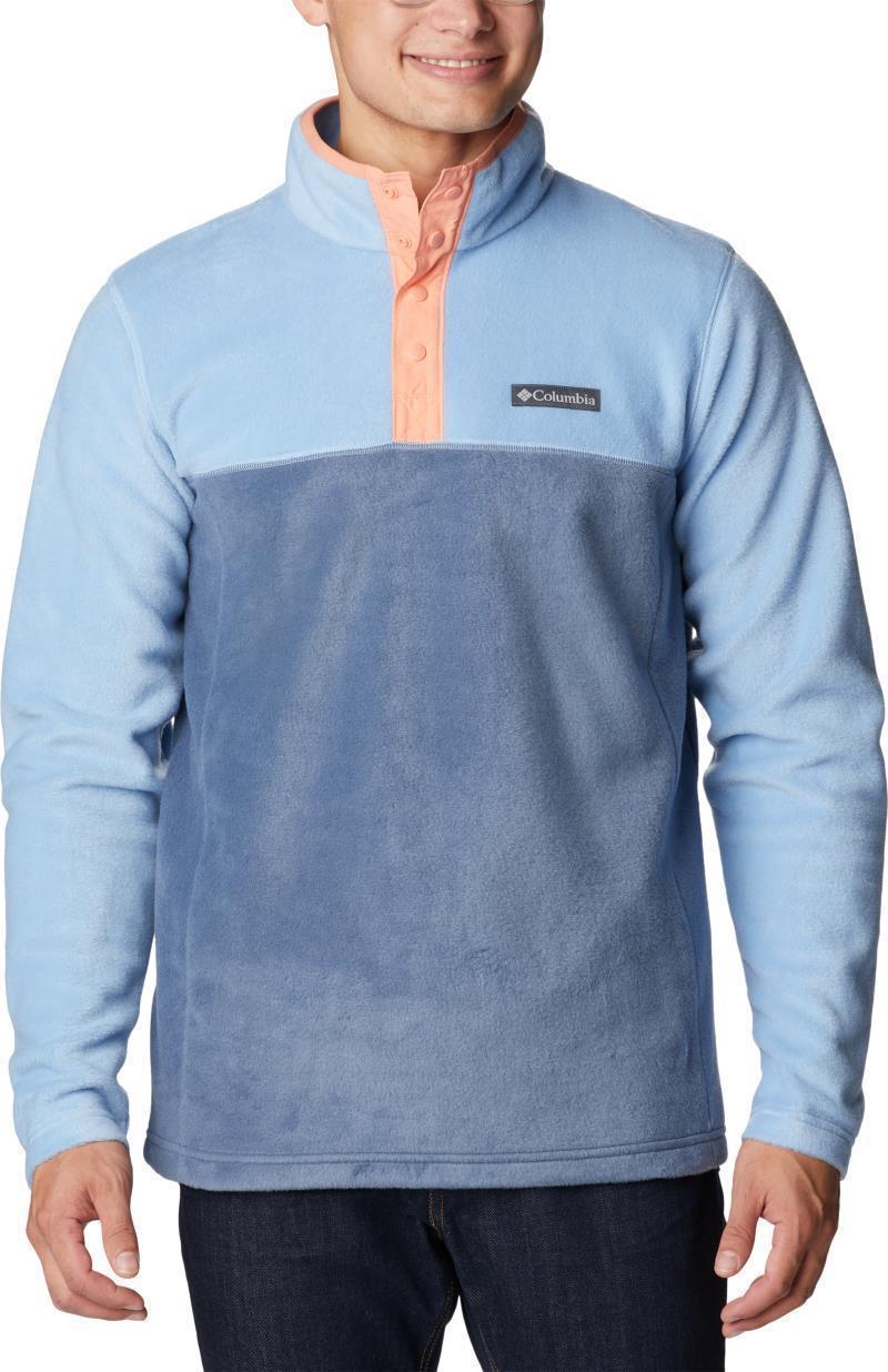 Steens Mountain Half Snap, Tall - Mens - Jet Stream / Dark Mountain / Summer Peach 1