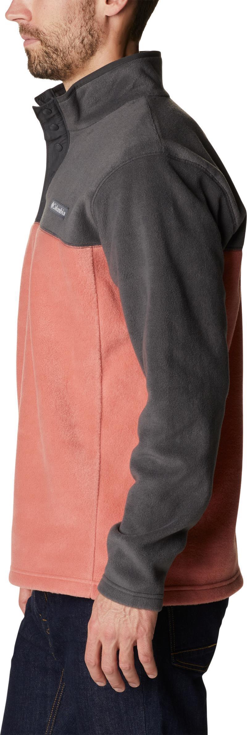 Steens Mountain Half Snap - Mens - Dark Coral / Shark 2