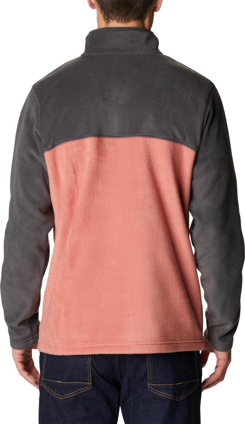 Steens Mountain Half Snap - Mens - Dark Coral / Shark 3