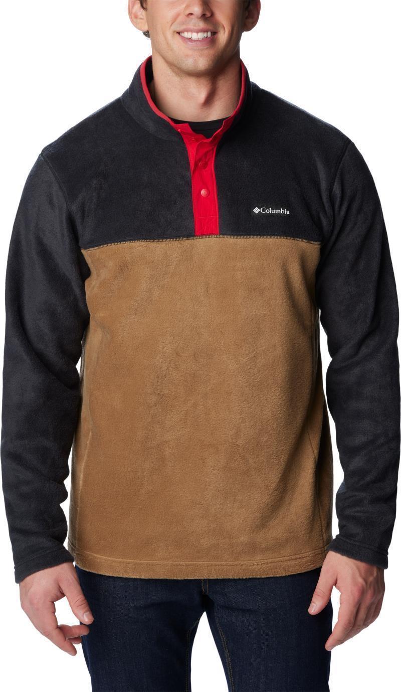 Steens Mountain Half Snap - Mens - Delta / Black / Mountain Red 1