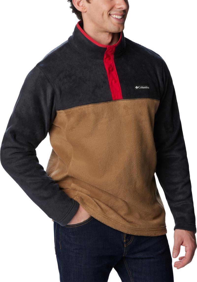 Steens Mountain Half Snap - Mens - Delta / Black / Mountain Red 3