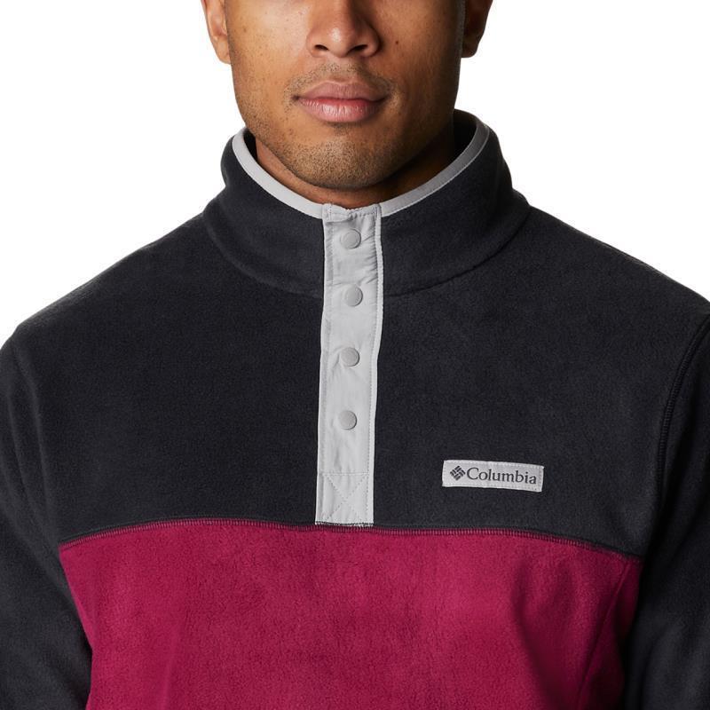 Steens Mountain Half Snap - Mens - Red Onion / Black / Columbia Grey 4