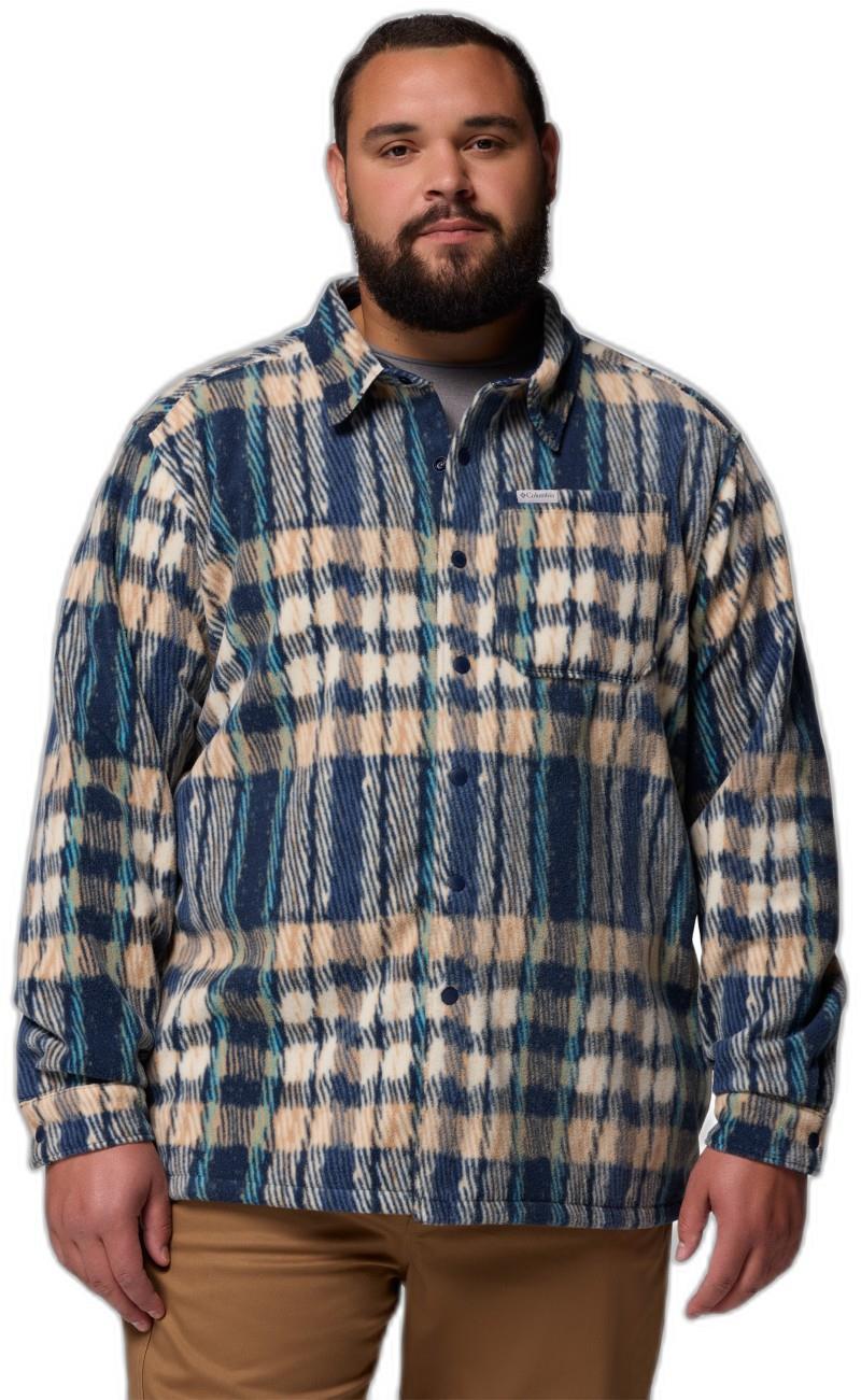Steens Mountain Printed Shirt Jacket II, Extended - Mens - collegiate navy herringplaid 1