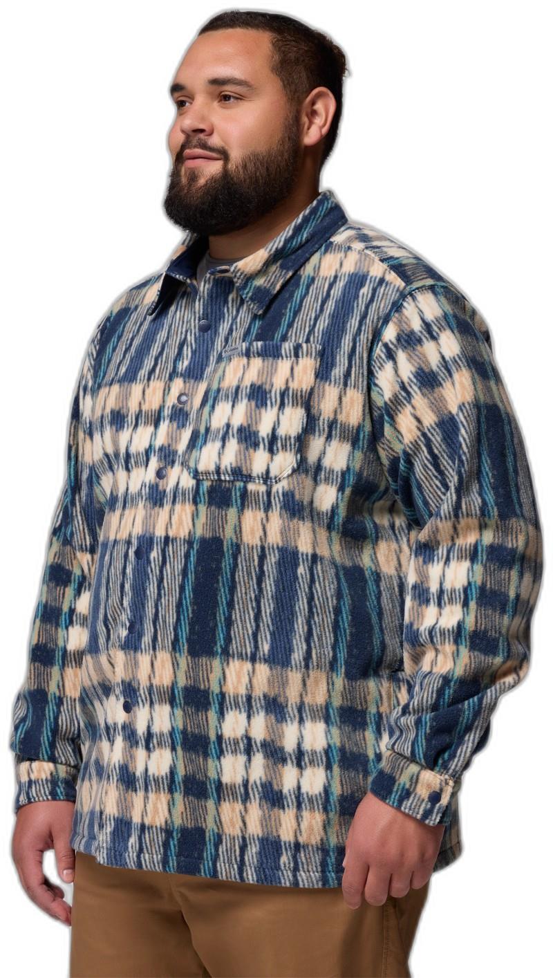 Steens Mountain Printed Shirt Jacket II, Extended - Mens - collegiate navy herringplaid 1