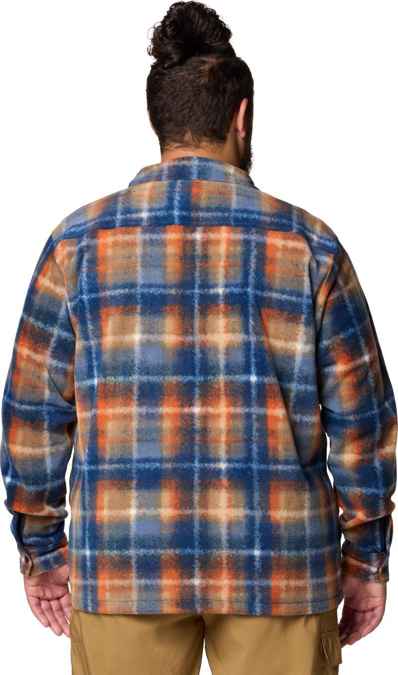 Steens Mountain Printed Shirt Jacket II, Extended - Mens - collegiate navy omblur 1