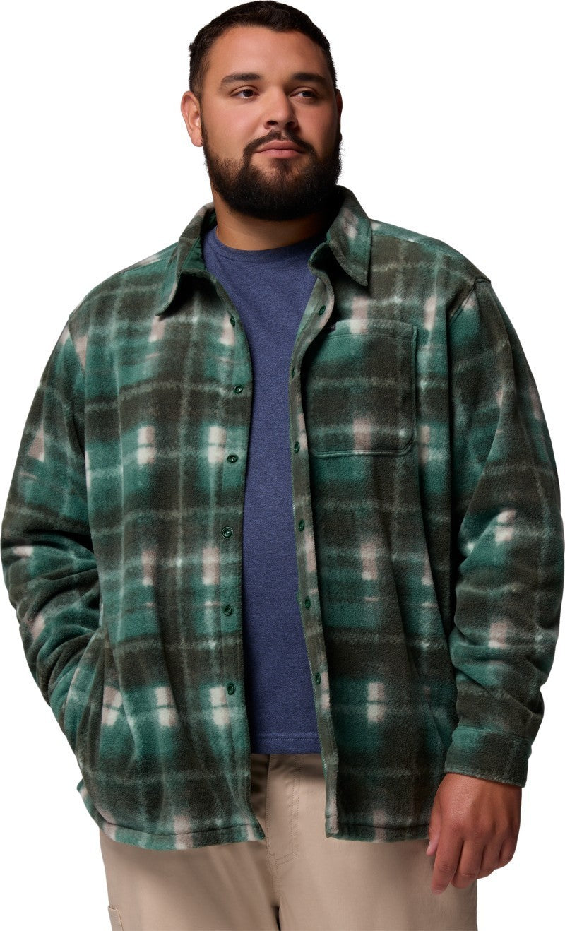 Steens Mountain Printed Shirt Jacket II, Extended - Mens - rain forest omblur 1