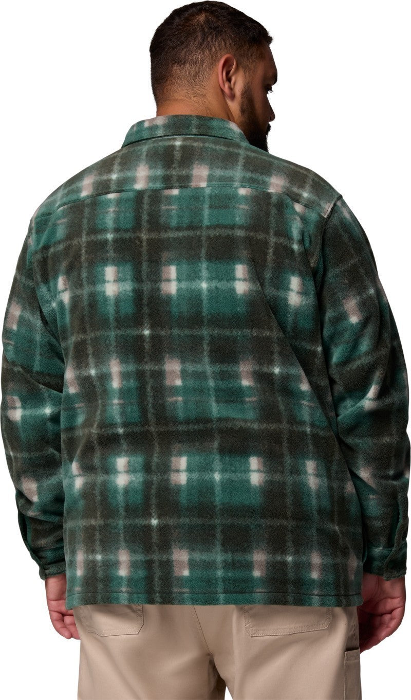 Steens Mountain Printed Shirt Jacket II, Extended - Mens - rain forest omblur 1