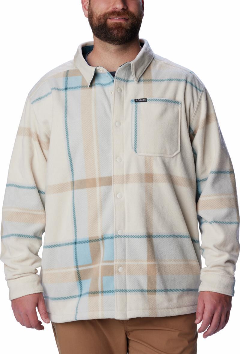 Steens Mountain Printed Shirt Jacket - Big - Mens - Dark Stone Super Mega Print 1