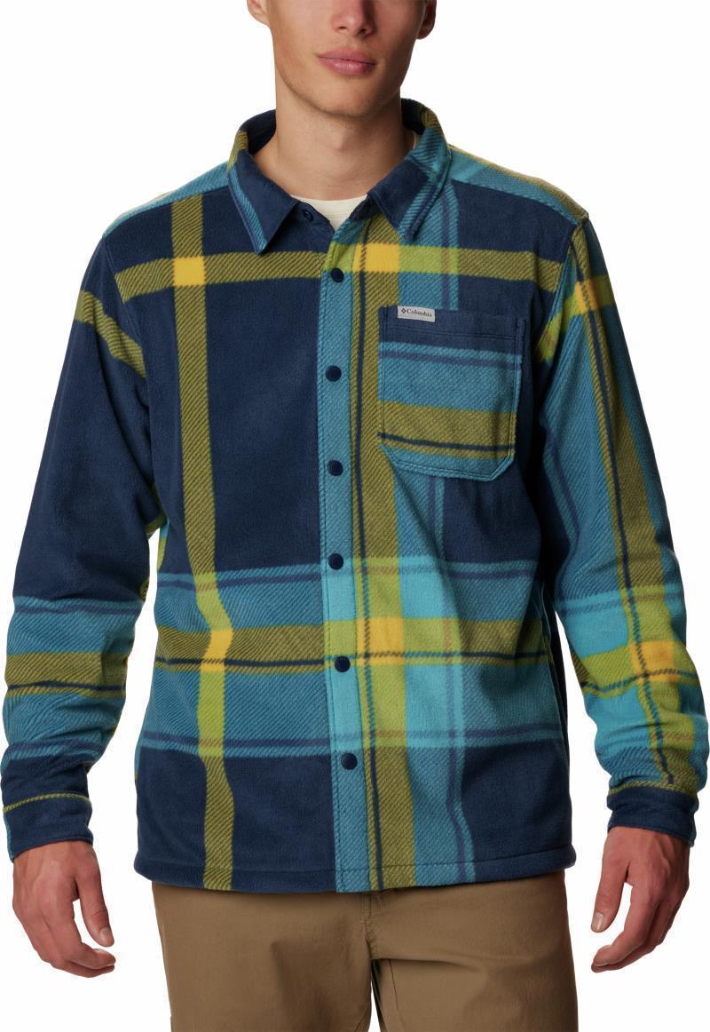 Steens Mountain Printed Shirt Jacket - Mens - Collegiate Navy Super Mega Print 1