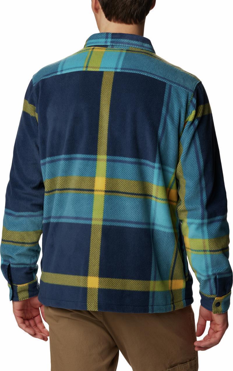 Steens Mountain Printed Shirt Jacket - Mens - Collegiate Navy Super Mega Print 2