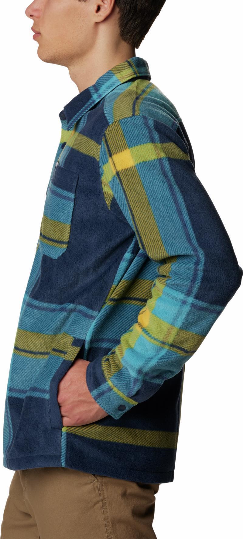 Steens Mountain Printed Shirt Jacket - Mens - Collegiate Navy Super Mega Print 4